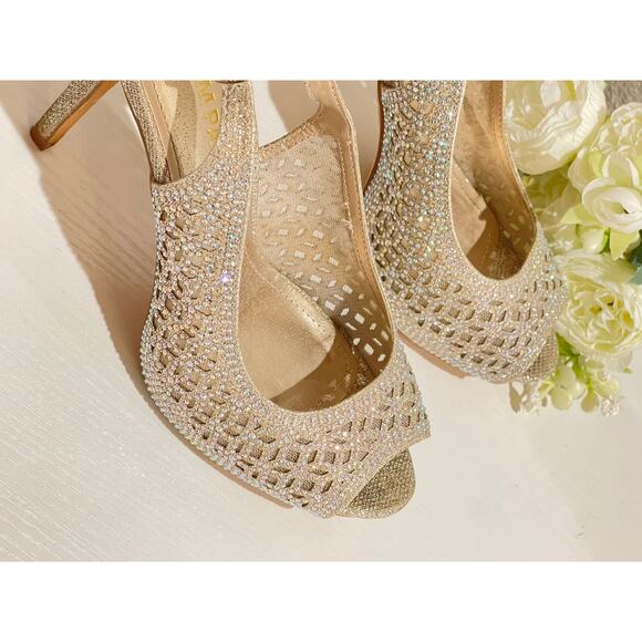 DREAM PAIRS High Heels Platform Dress Pumps Shoes 9.5 - Picture 4 of 8